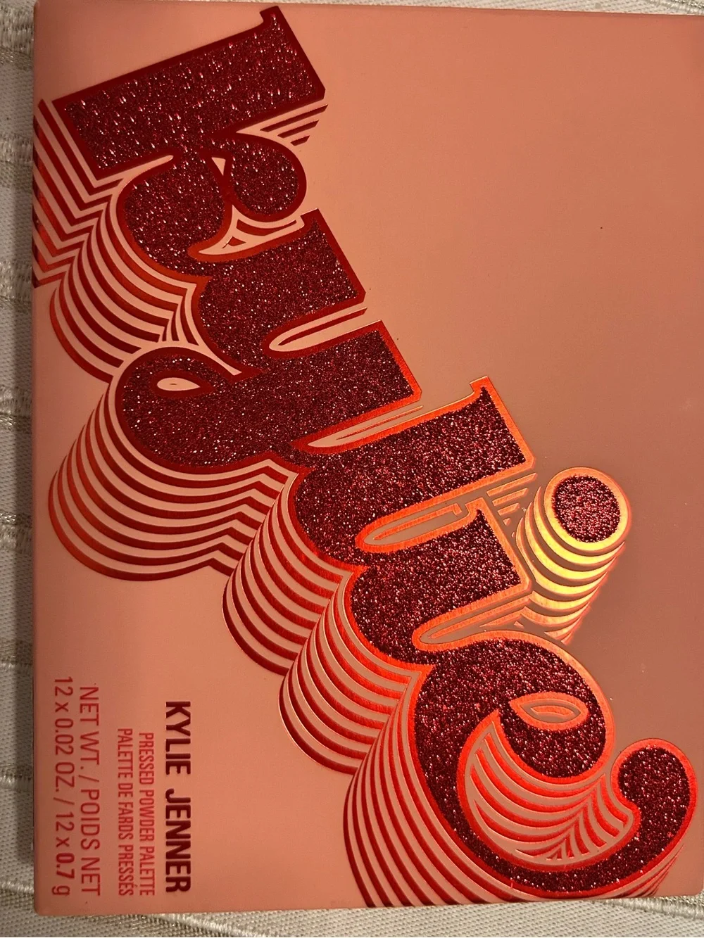 Kylie Cosmetics Heart Eyeshadow Palette — Pink, Coral, Peach, Gold & Champagne